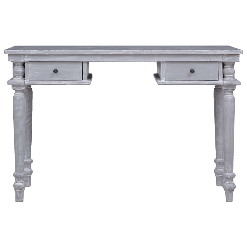 vidaXL Secretária 115x50x78 cm madeira de mogno maciça