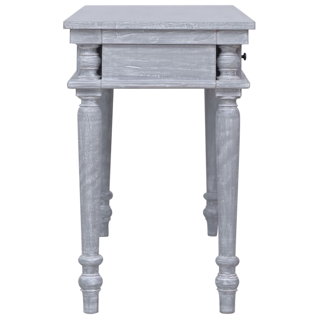 vidaXL Secretária 115x50x78 cm madeira de mogno maciça