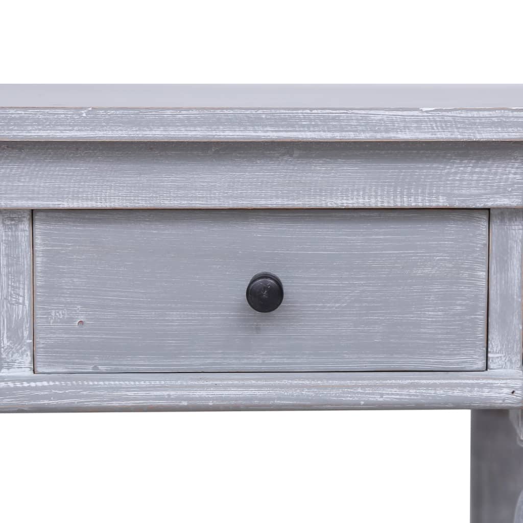 vidaXL Secretária 115x50x78 cm madeira de mogno maciça