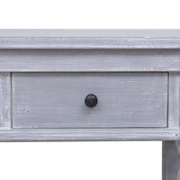 vidaXL Secretária 115x50x78 cm madeira de mogno maciça