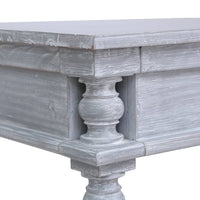 vidaXL Secretária 115x50x78 cm madeira de mogno maciça