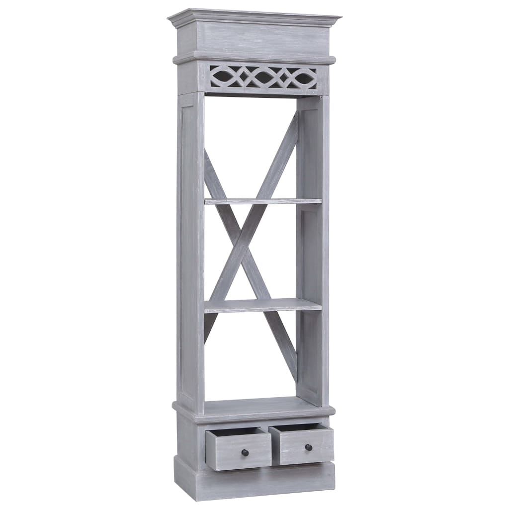 vidaXL Aparador alto 60x30x175 cm mogno maciço