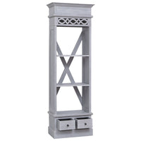 vidaXL Aparador alto 60x30x175 cm mogno maciço