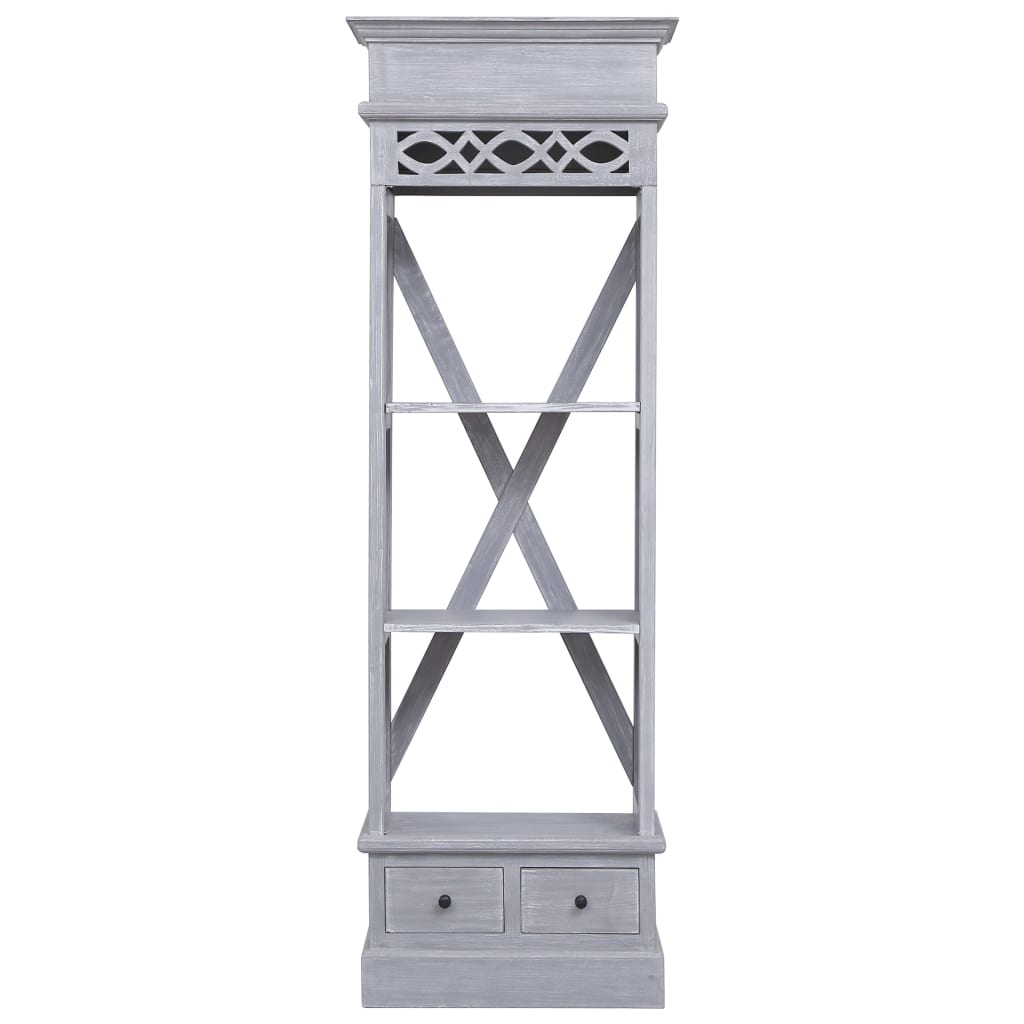 vidaXL Aparador alto 60x30x175 cm mogno maciço