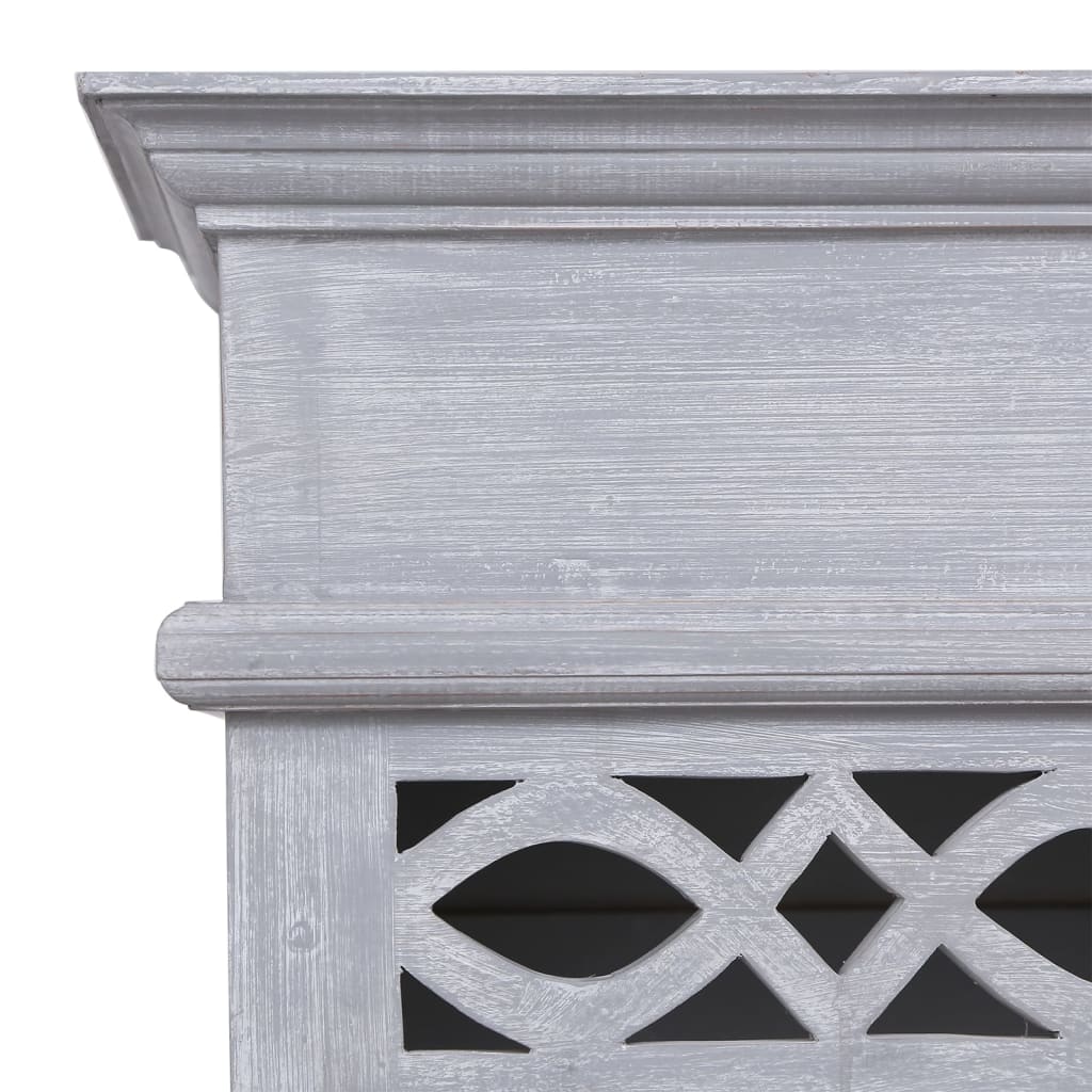 vidaXL Aparador alto 60x30x175 cm mogno maciço