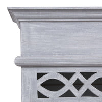 vidaXL Aparador alto 60x30x175 cm mogno maciço