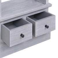 vidaXL Aparador alto 60x30x175 cm mogno maciço