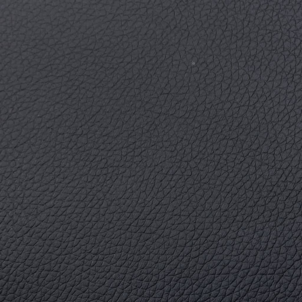 vidaXL Cadeira de cabeleireiro couro artificial preto