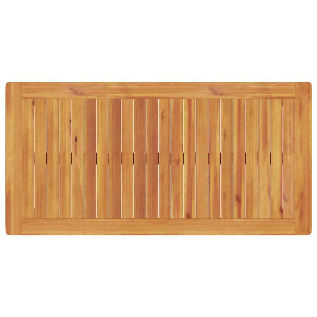 vidaXL Conjunto de Jantar para Jardim 3 pcs Castanho