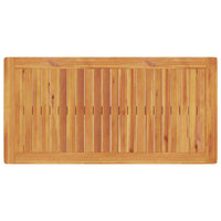 vidaXL Conjunto de Jantar para Jardim 3 pcs Castanho