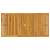 vidaXL Conjunto de Jantar para Jardim 7 pcs Castanho