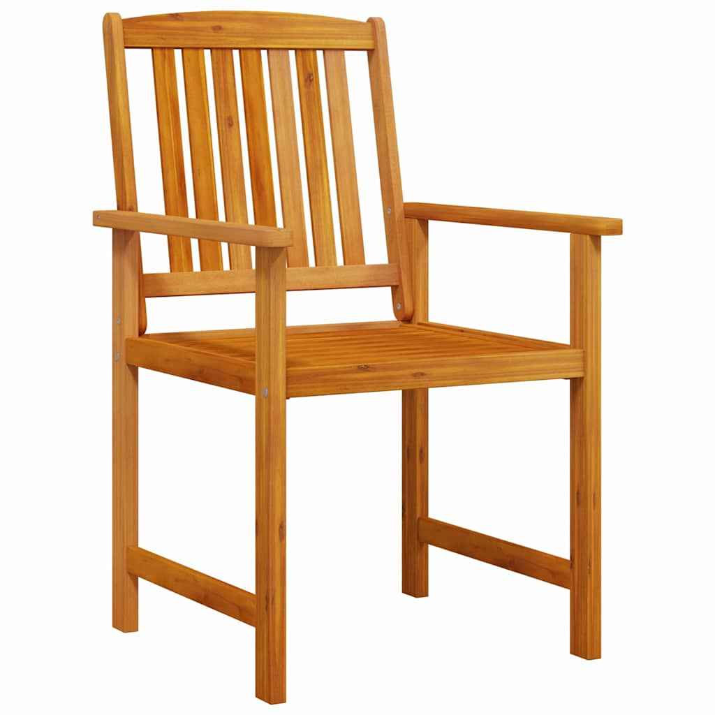 vidaXL Conjunto de Jantar para Jardim 7 pcs Castanho