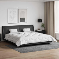 vidaXL Edredom de Verão Simples 3 pcs Branco Microfibra