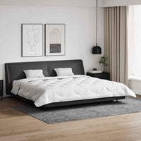 vidaXL Edredom de Inverno com travesseiro 3 pcs Branco Microfibra