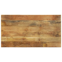 vidaXL Mesa de jantar 110x60x76 cm madeira de mangueira maciça