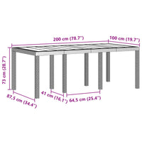 vidaXL Conjunto de Jantar para Jardim 9 pcs Antracite Polipropileno