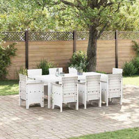 vidaXL Conjunto de Jantar para Jardim 9 pcs Antracite Polipropileno
