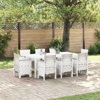 vidaXL Conjunto de Jantar para Jardim 9 pcs Antracite Polipropileno