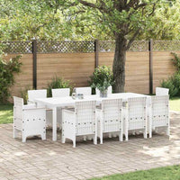 vidaXL Conjunto de Jantar para Jardim 11 pcs Antracite Polipropileno