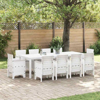 vidaXL Conjunto de Jantar para Jardim 11 pcs Antracite Polipropileno
