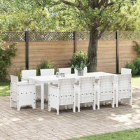 vidaXL Conjunto de Jantar para Jardim 11 pcs Antracite Polipropileno