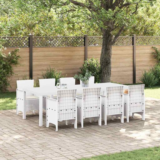 vidaXL Conjunto de Jantar para Jardim 11 pcs Antracite Polipropileno