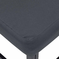 vidaXL Conjunto de Sofá de Jardim 4 pcs Preto Metal