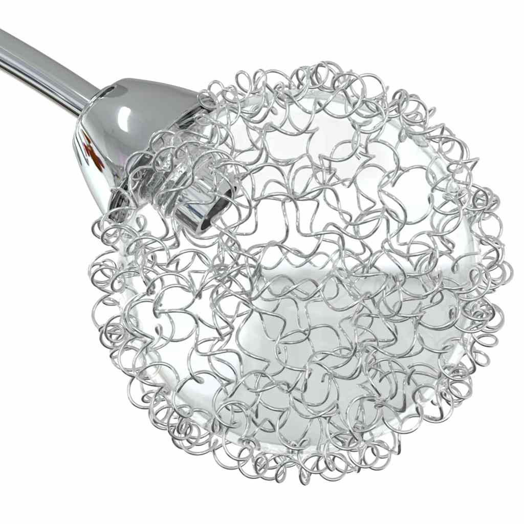 vidaXL Candeeiro de teto abajures malha arame para 4 lâmpadas LED G9