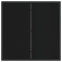 vidaXL Conjunto de Jantar para Jardim 3 pcs Preto Aço revestido a pó
