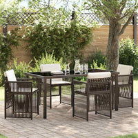 vidaXL Conjunto de Jantar para Jardim 5 pcs Preto Aço revestido a pó