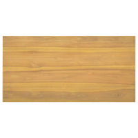 vidaXL Armário de casa de banho 90x45x75 cm madeira de teca maciça