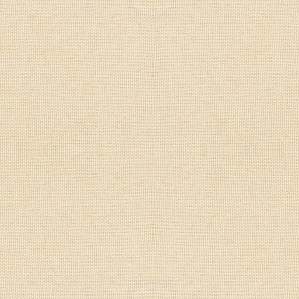 vidaXL Cadeiras de jantar giratórias 4 pcs tecido cor creme