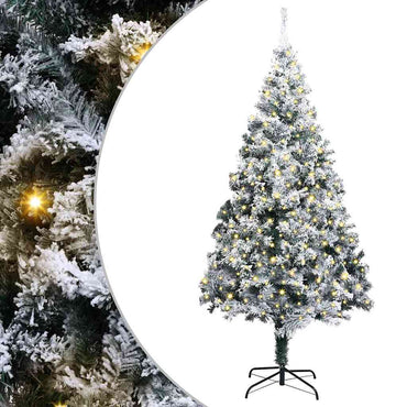 vidaXL Árvore de Natal Artificial Pré-iluminada Verde 400 cm PVC