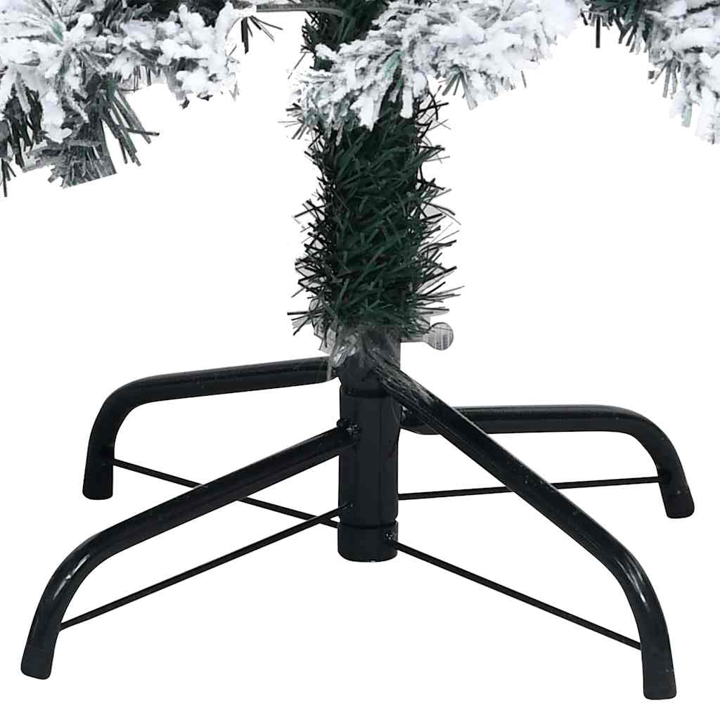 vidaXL Árvore de Natal Artificial Branco 150 cm PVC, Aço e Plástico