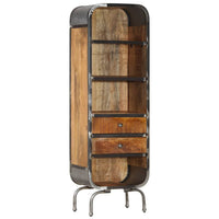 vidaXL Aparador alto 40x30x126 cm madeira de mangueira maciça