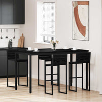 vidaXL Mesas de jantar Madeira processada