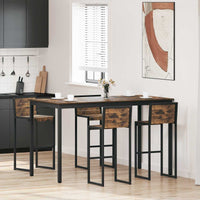 vidaXL Mesas de jantar Madeira processada