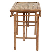 vidaXL Mesa de jardim dobrável 115x50x75 cm bambu