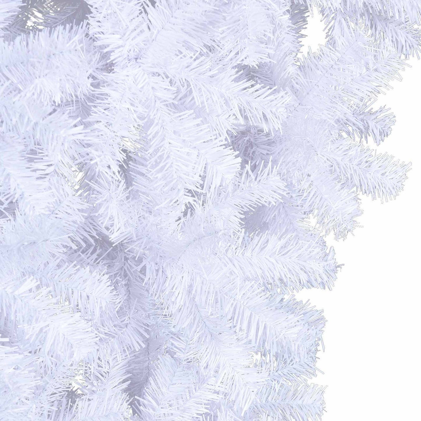 vidaXL Árvore de Natal Artificial com 150 LEDs Branco 120 cm PVC e Aço