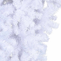 vidaXL Árvore de Natal Artificial com 150 LEDs Branco 120 cm PVC e Aço