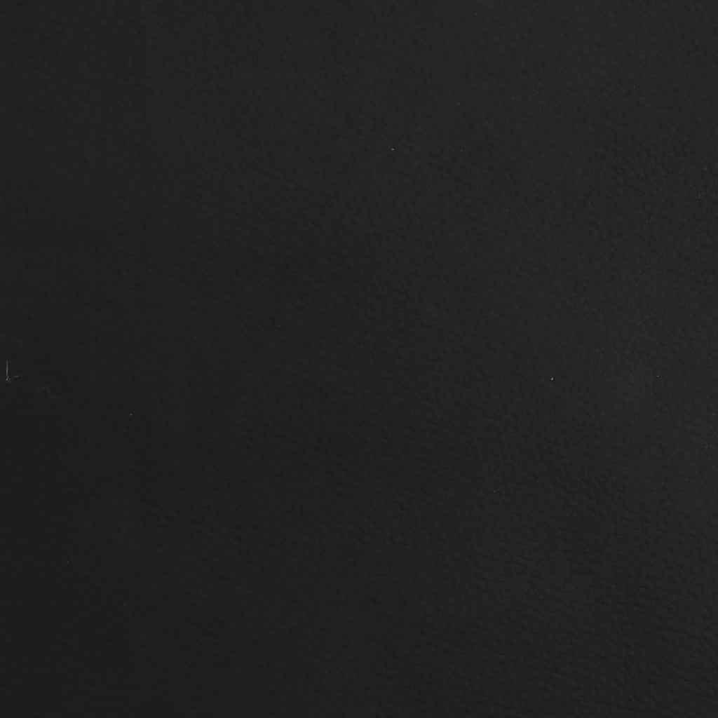 vidaXL Poltrona reclinável couro artificial preto