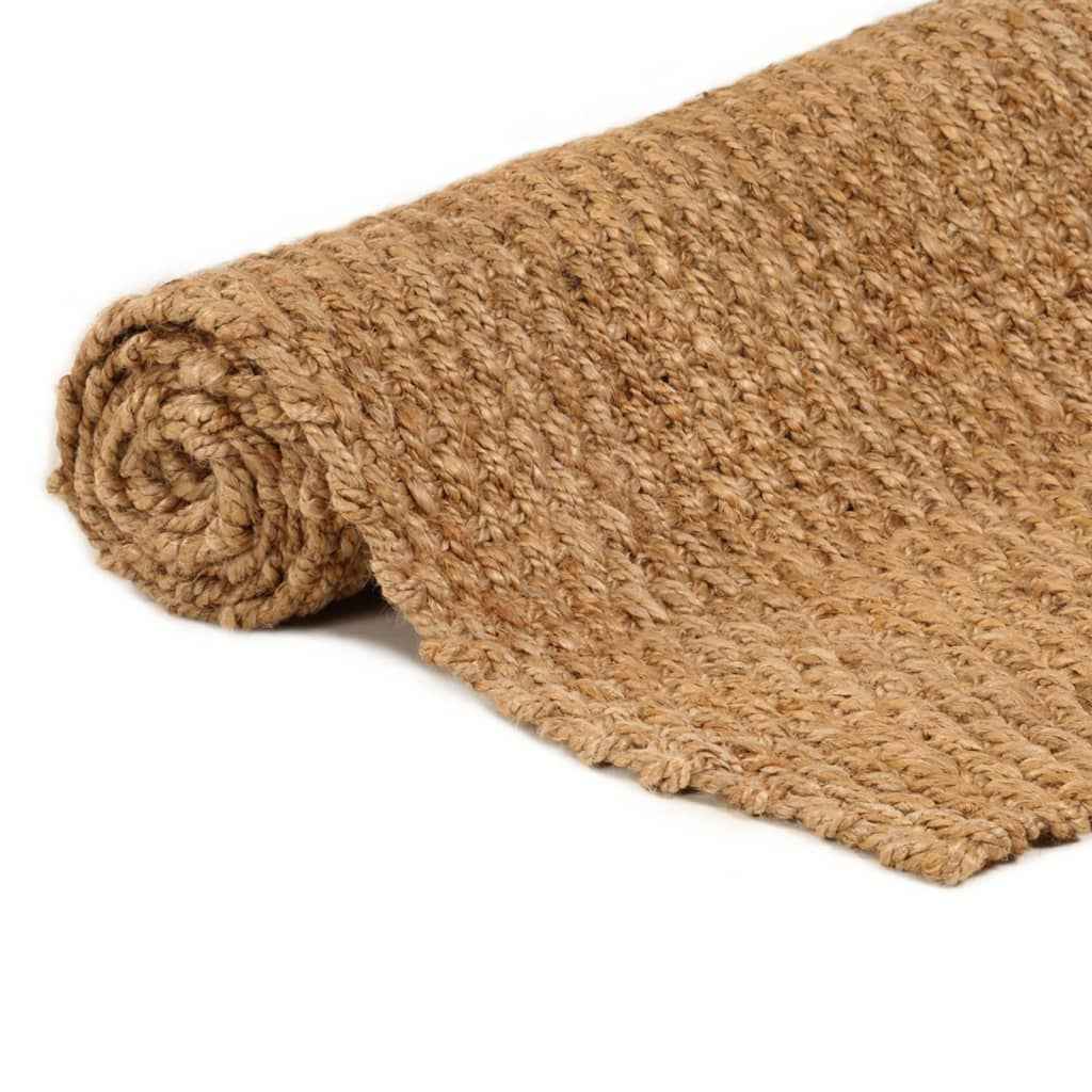vidaXL Tapete retangular natural 200x300 cm juta
