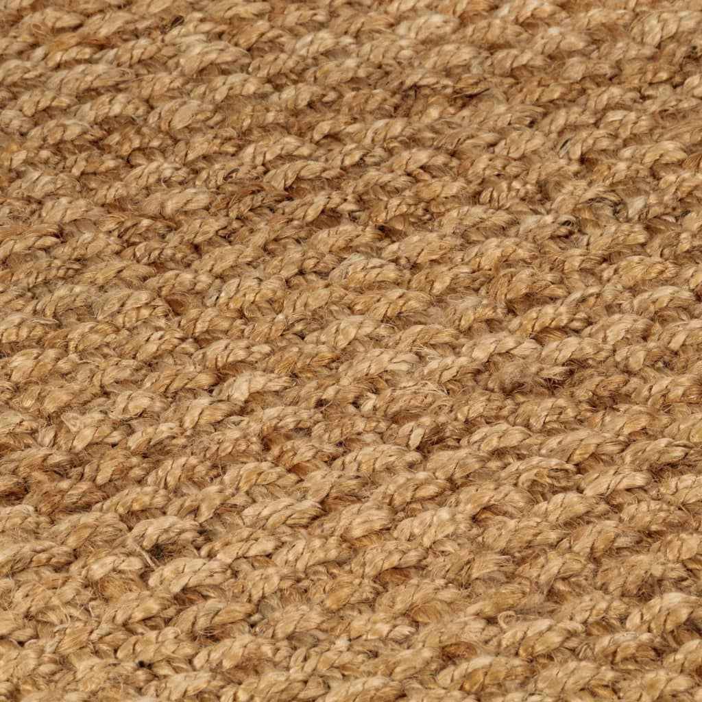 vidaXL Tapete retangular natural 200x300 cm juta