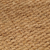 vidaXL Tapete retangular natural 200x300 cm juta