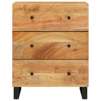 vidaXL Aparador 60x33x75 cm madeira de acácia maciça