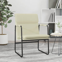 vidaXL Cadeira lounge 55x64x80 cm couro artificial preto