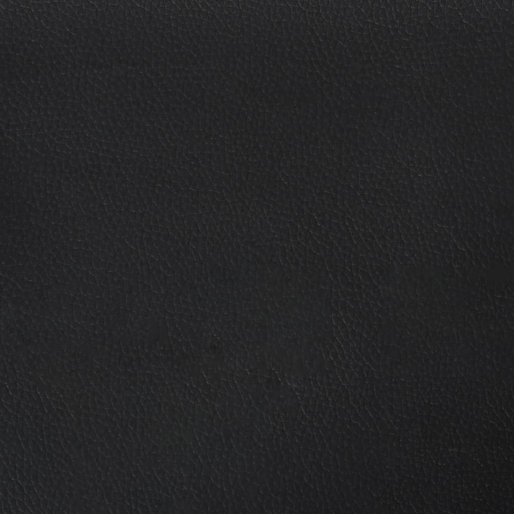 vidaXL Cadeira com apoio de braços 63x76x80 cm couro artificial preto