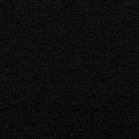 vidaXL Sofá-cama com almofadões tecido preto