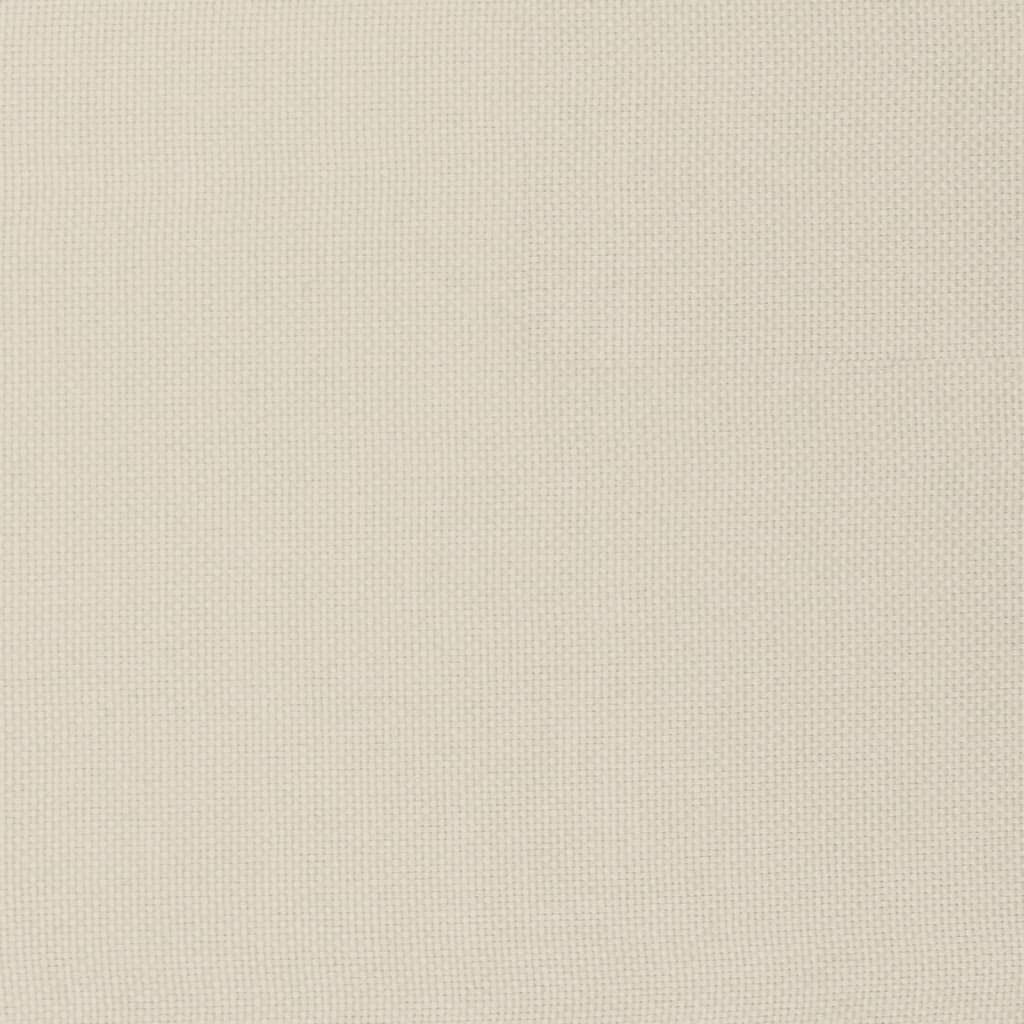 vidaXL Cadeira de baloiço tecido creme