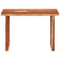 vidaXL Mesa de jantar 110x50x76 cm madeira de acácia maciça